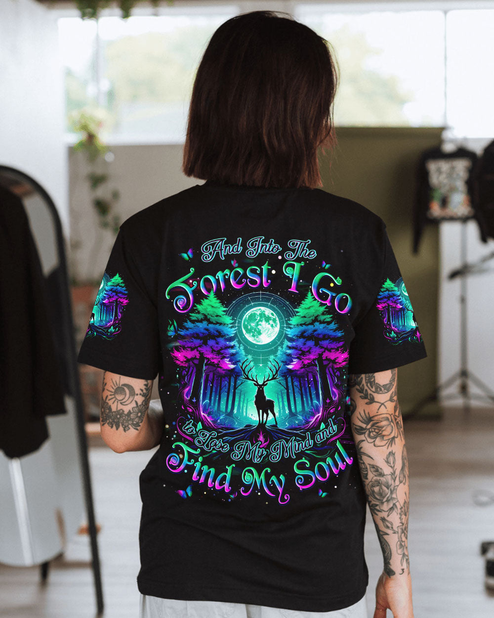 BLISSCORNERS AND INTO THE FOREST I GO ALL OVER PRINT