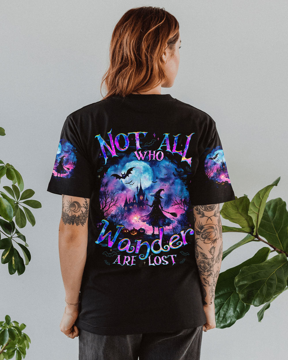 BLISSCORNERS NOT ALL WHO WANDER ARE LOST HALLOWEEN ALL OVER PRINT