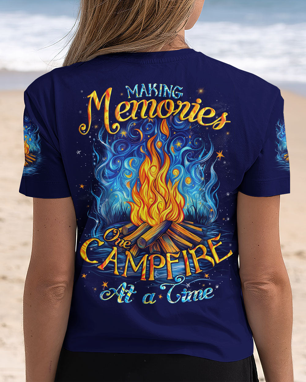 BLISSCORNERS MAKING MEMORIES ONE CAMPFIRE AT A TIME ALL OVER PRINT