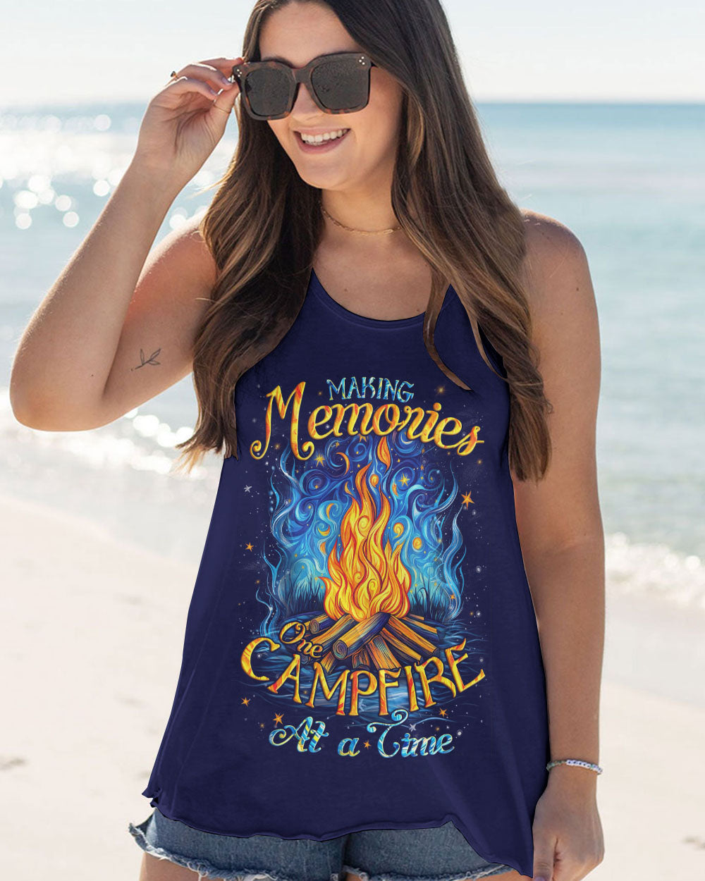 BLISSCORNERS MAKING MEMORIES ONE CAMPFIRE AT A TIME ALL OVER PRINT