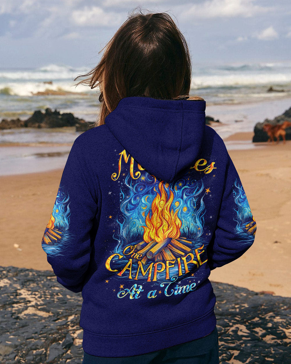 BLISSCORNERS MAKING MEMORIES ONE CAMPFIRE AT A TIME ALL OVER PRINT