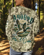 BLISSCORNERS DUCK AROUND AND FIND OUT CAMO ALL OVER PRINT