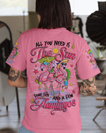 BLISSCORNERS ALL YOU NEED FLAMINGO ALL OVER PRINT