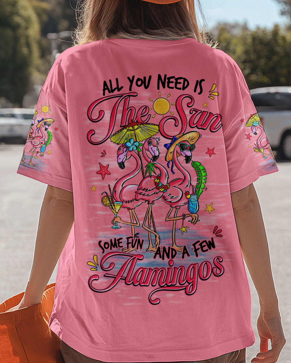 BLISSCORNERS ALL YOU NEED FLAMINGO ALL OVER PRINT