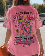 BLISSCORNERS ALL YOU NEED FLAMINGO ALL OVER PRINT