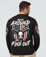 BLISSCORNERS BUCK AROUND AND FIND OUT DEER HUNTING ALL OVER PRINT