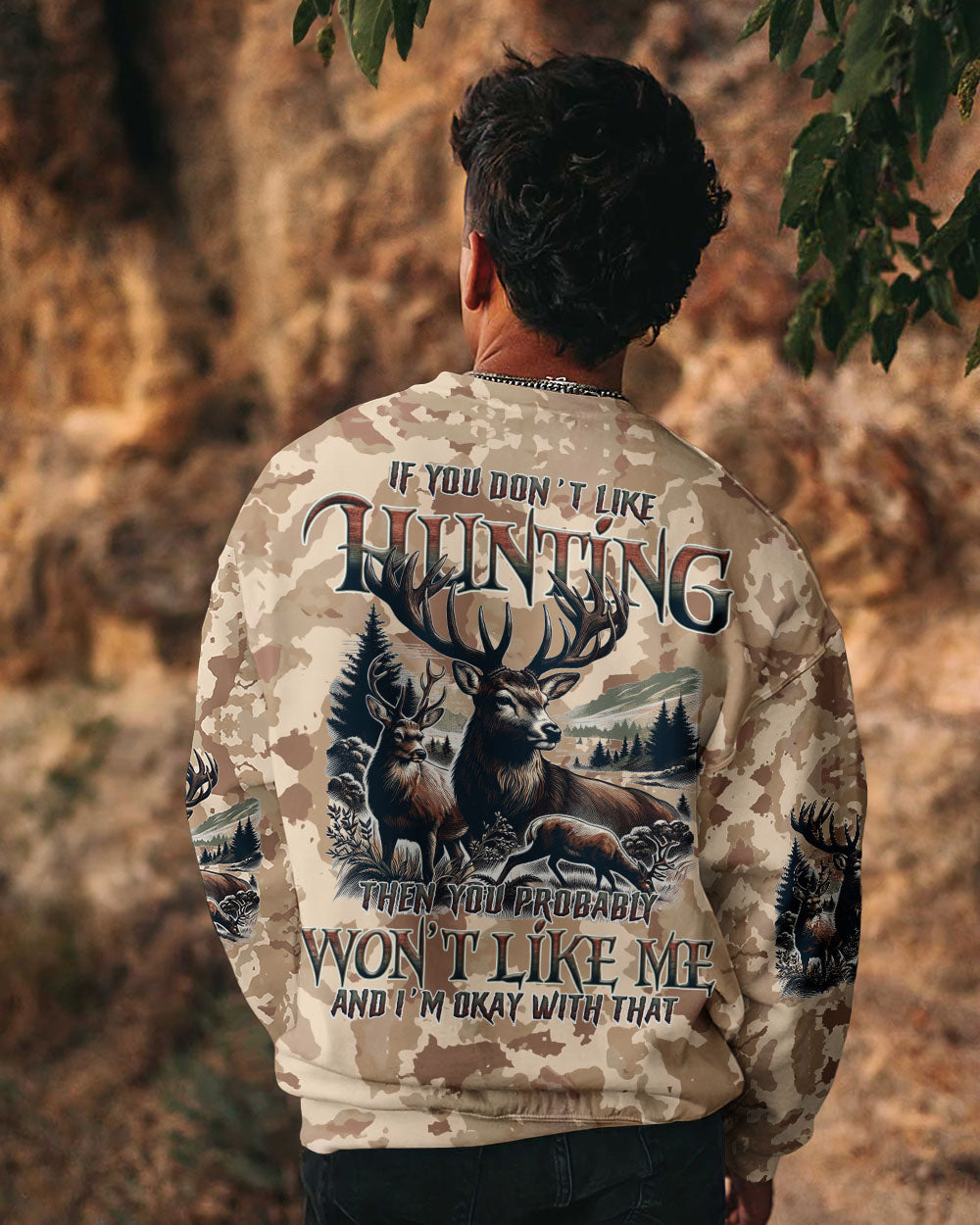 BLISSCORNERS IF YOU DON'T LIKE HUNTING ALL OVER PRINT