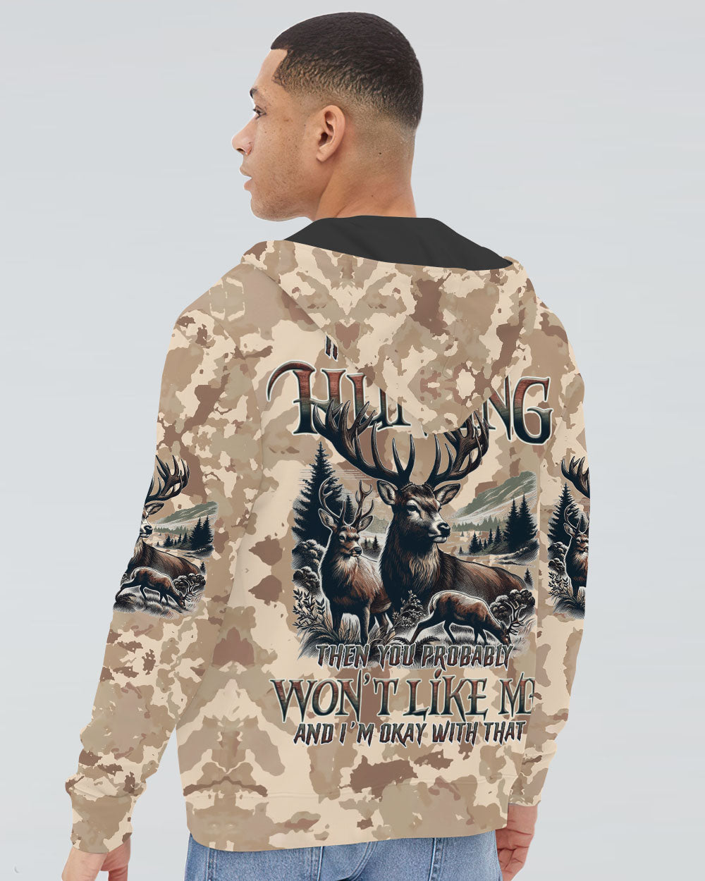 BLISSCORNERS IF YOU DON'T LIKE HUNTING ALL OVER PRINT