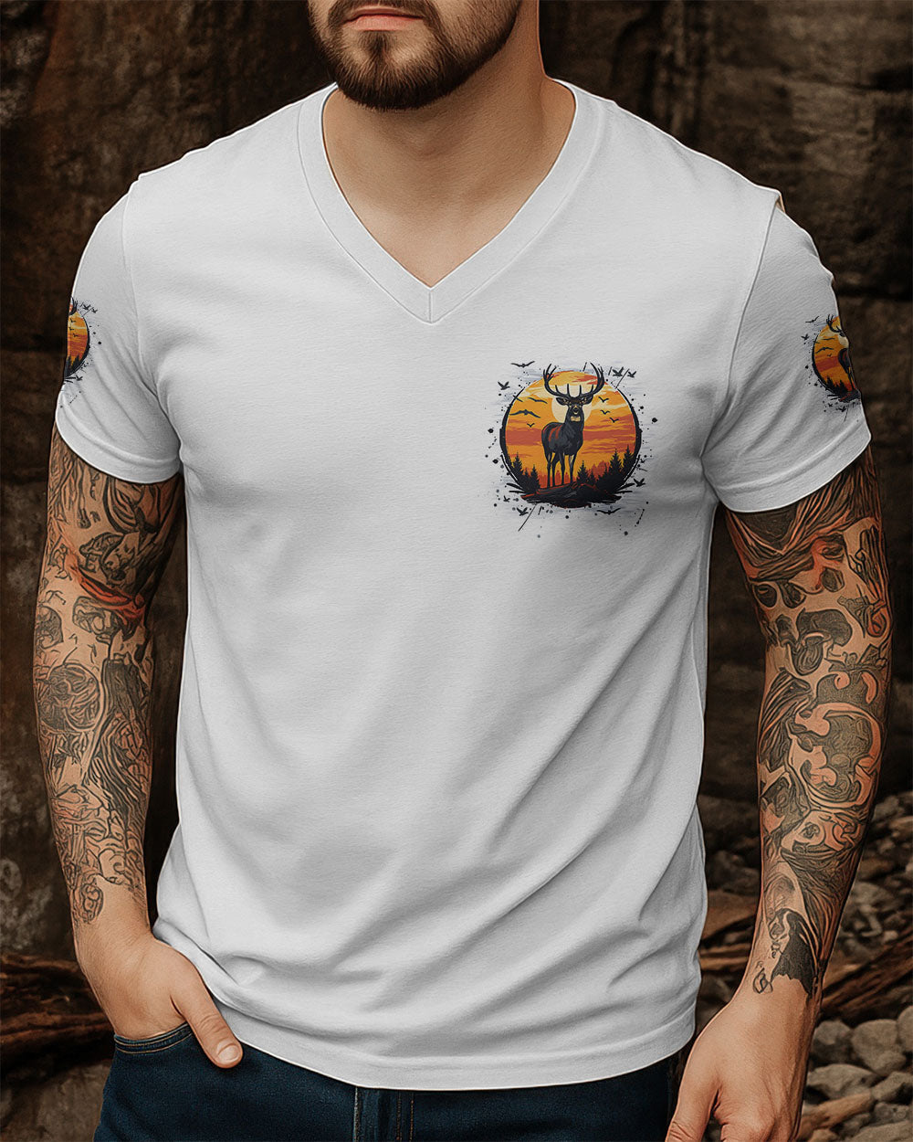 BLISSCORNERS IF I'M NOT HUNTING DEER ALL OVER PRINT