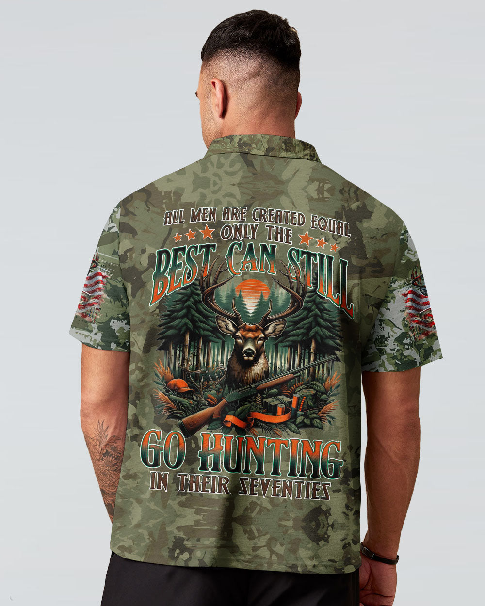 BLISSCORNERS GO HUNTING IN THEIR SEVENTIES ALL OVER PRINT