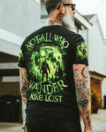 BLISSCORNERS NOT ALL WHO WANDER ARE LOST BIGFOOT ALL OVER PRINT