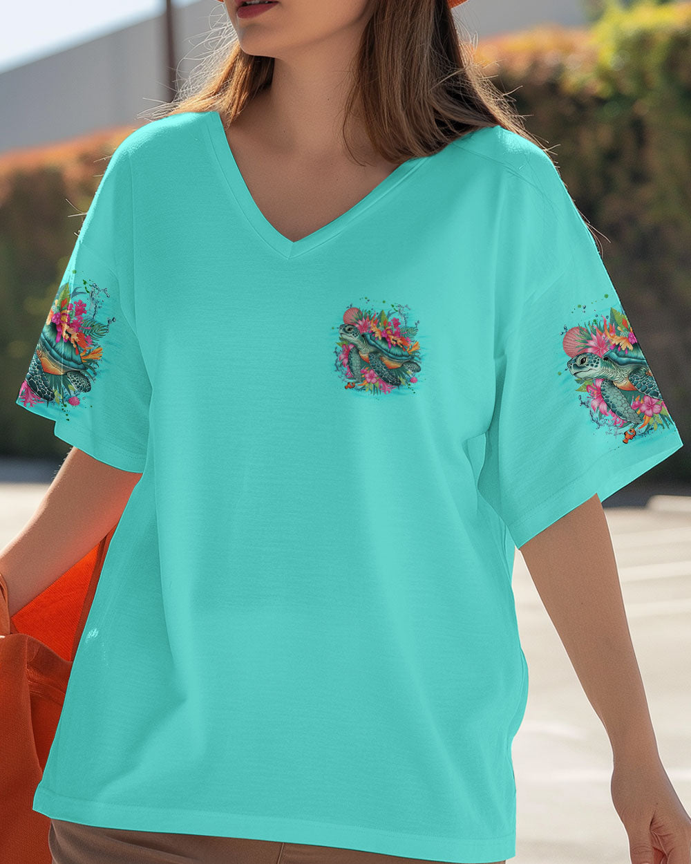 BLISSCORNERS SALTWATER HEALS EVERYTHING TURTLE ALL OVER PRINT