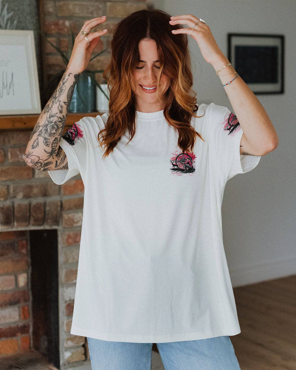 BLISSCORNERS NOT ALL WHO WANDER ARE LOST HUNTING ALL OVER PRINT