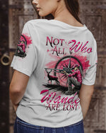 BLISSCORNERS NOT ALL WHO WANDER ARE LOST HUNTING ALL OVER PRINT