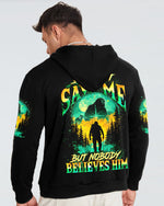 BLISSCORNERS BIGFOOT SAW ME BUT NOBODY BELIEVES HIM ALL OVER PRINT