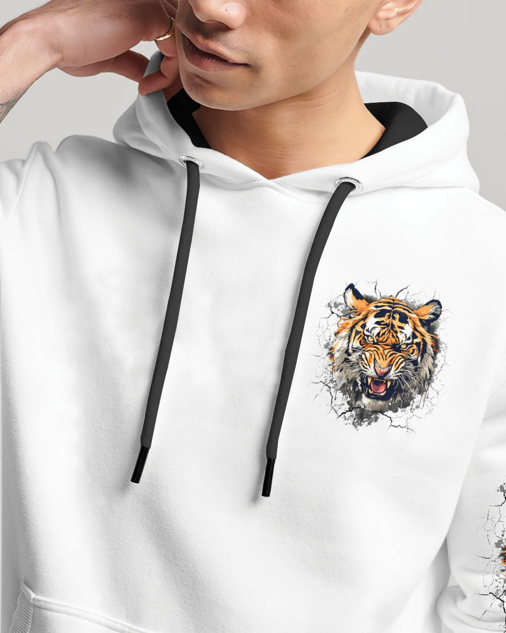 BLISSCORNERS THE CLOSER I GET TO NATURE TIGER ALL OVER PRINT