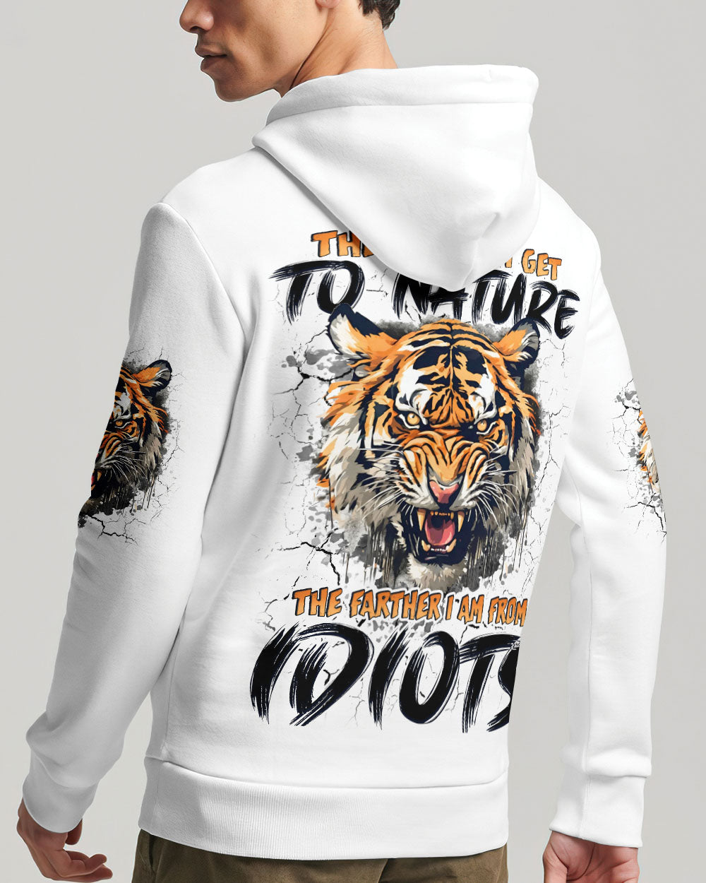 BLISSCORNERS THE CLOSER I GET TO NATURE TIGER ALL OVER PRINT