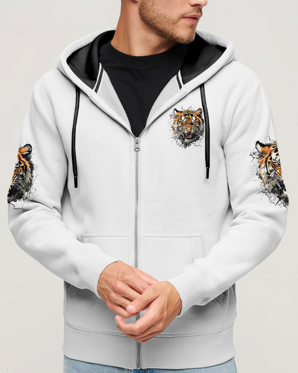 BLISSCORNERS THE CLOSER I GET TO NATURE TIGER ALL OVER PRINT