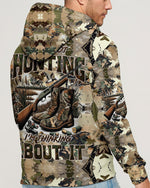 BLISSCORNERS IF I'M NOT HUNTING I'M THINKING ABOUT IT ALL OVER PRINT