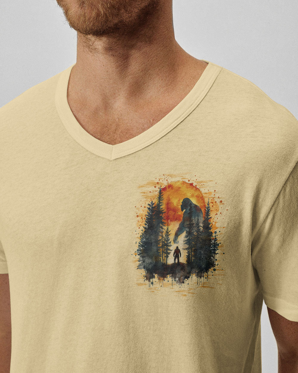 BLISSCORNERS NOT ALL WHO WANDER ARE LOST BIGFOOT ALL OVER PRINT