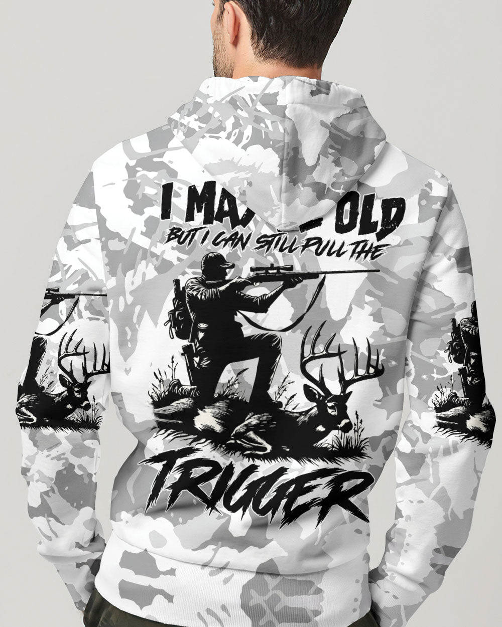 BLISSCORNERS I MAY BE OLD BUT I CAN STILL PULL THE TRIGGER ALL OVER PRINT