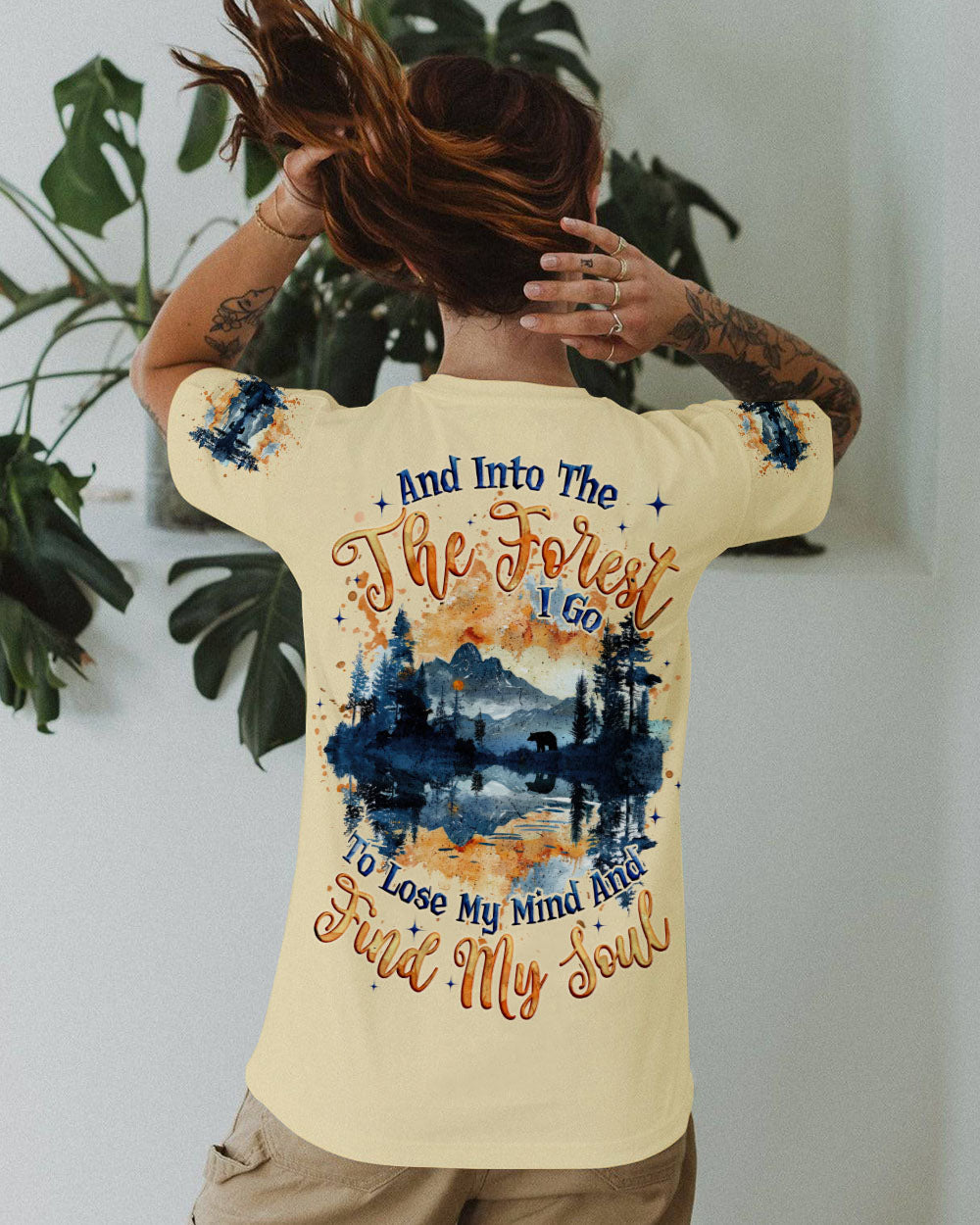 BLISSCORNERS AND INTO THE FOREST I GO ALL OVER PRINT