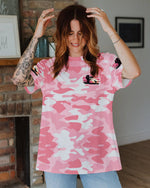 BLISSCORNERS PRETTY IN PINK HUNTING ALL OVER PRINT