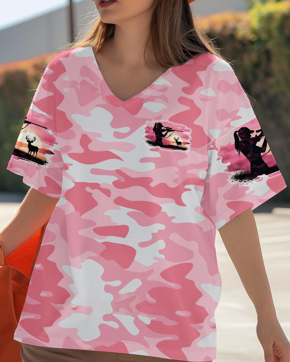 BLISSCORNERS PRETTY IN PINK HUNTING ALL OVER PRINT