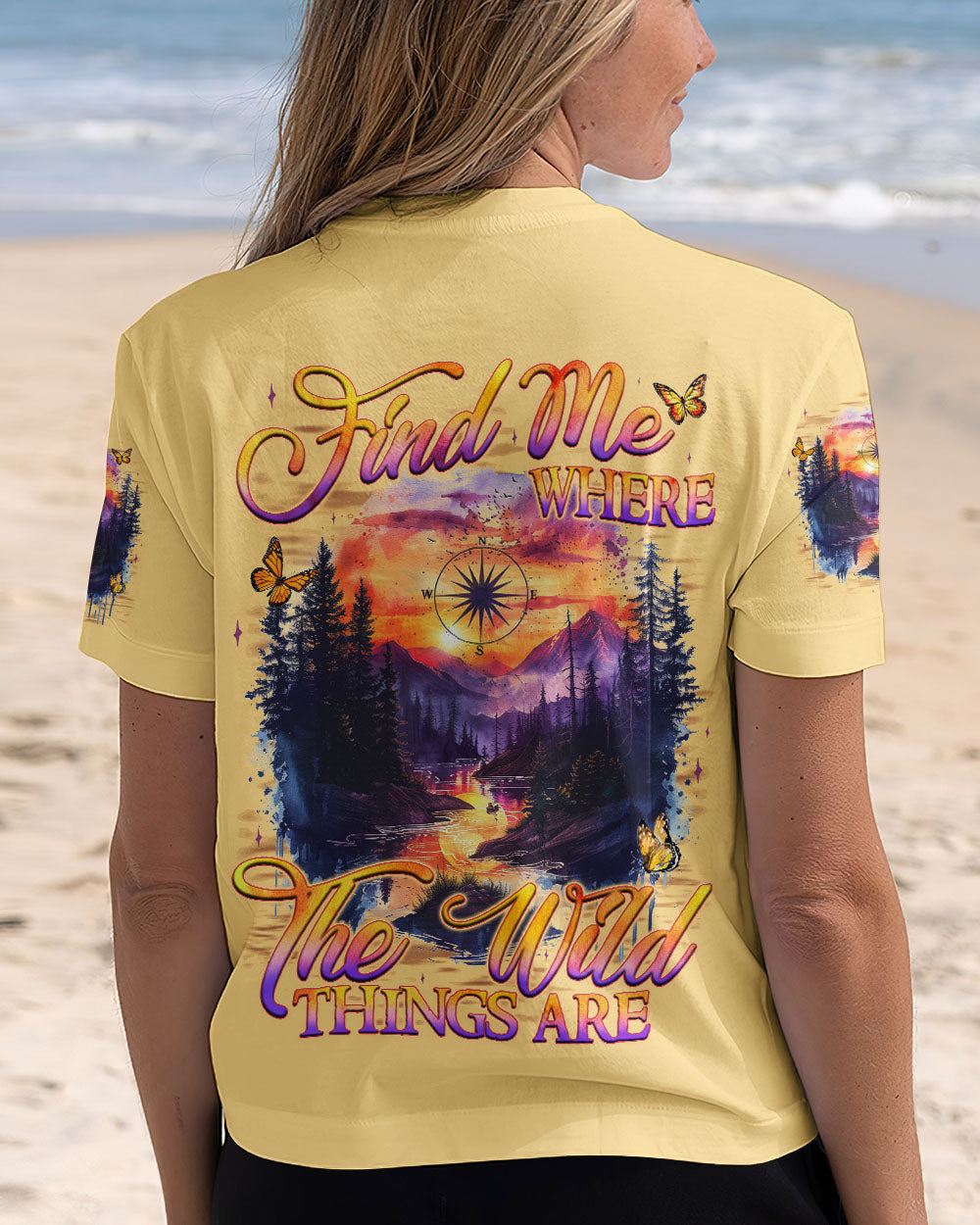 BLISSCORNERS FIND ME WHERE THE WILD THINGS ARE ALL OVER PRINT