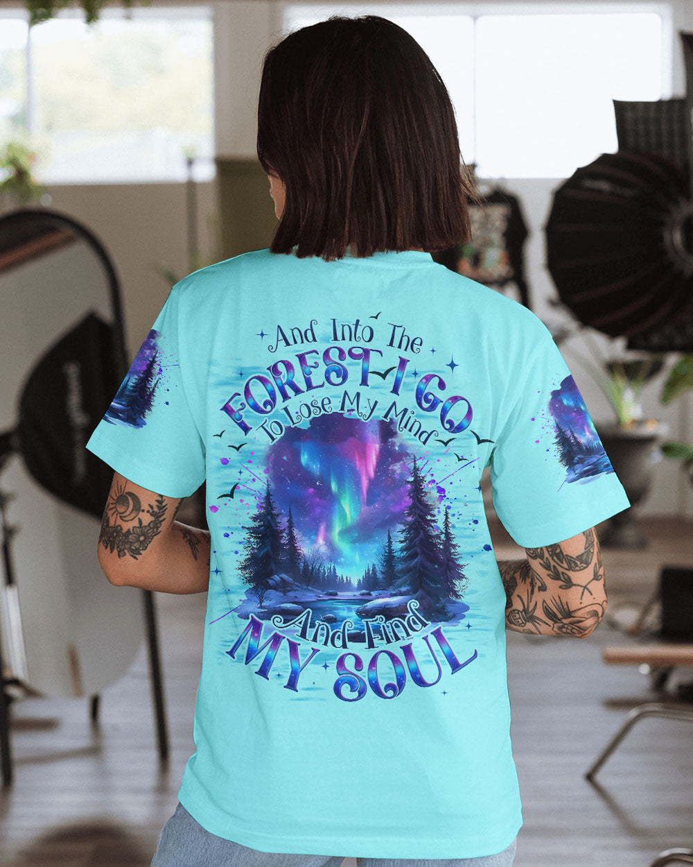 BLISSCORNERS AND INTO THE FOREST I GO ALL OVER PRINT