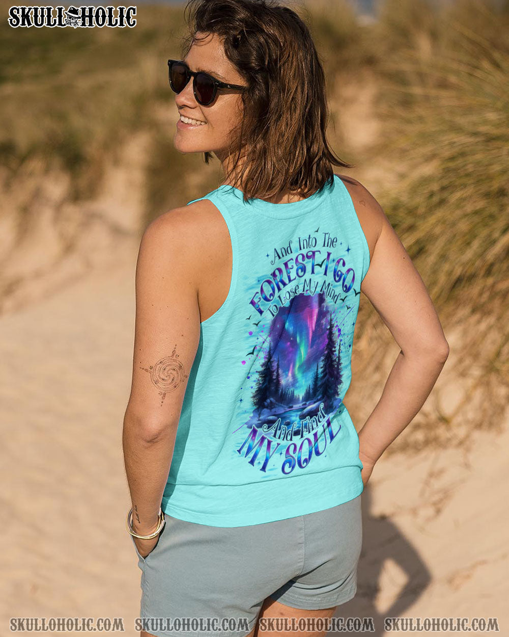 BLISSCORNERS AND INTO THE FOREST I GO ALL OVER PRINT