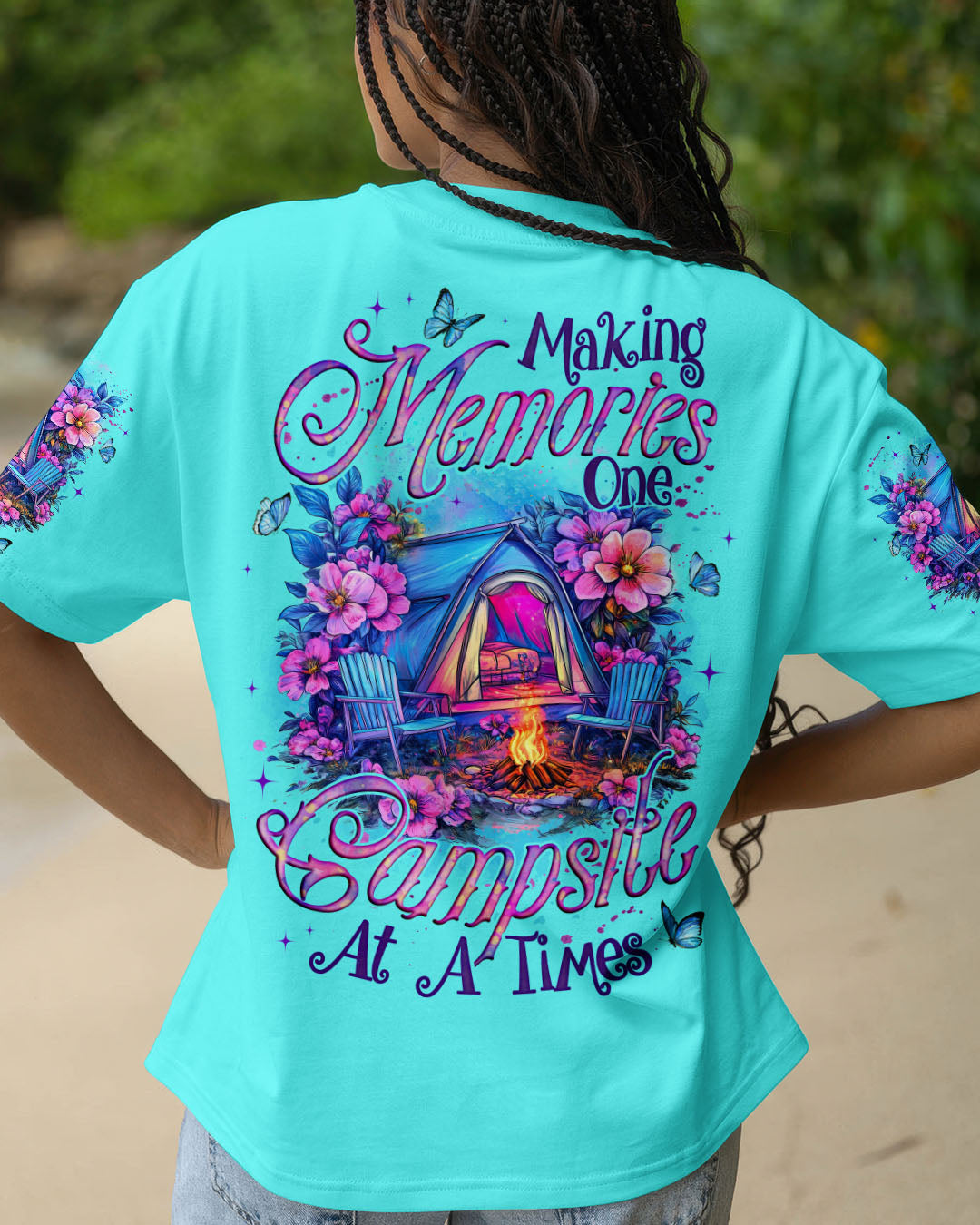 BLISSCORNERS MAKING MEMORIES ONE CAMPSITE AT A TIME ALL OVER PRINT