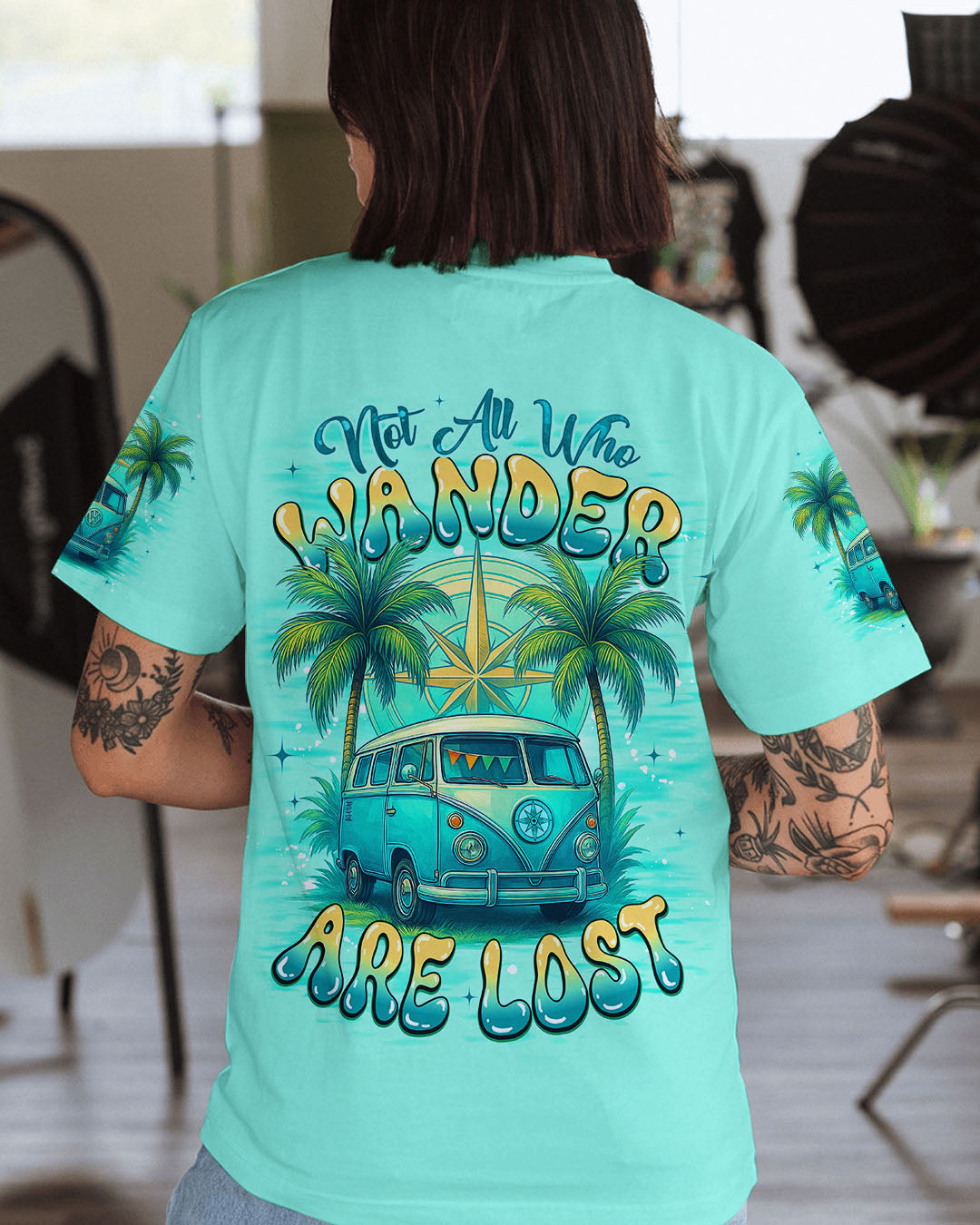 BLISSCORNERS NOT ALL WHO WANDER ARE LOST ALL OVER PRINT