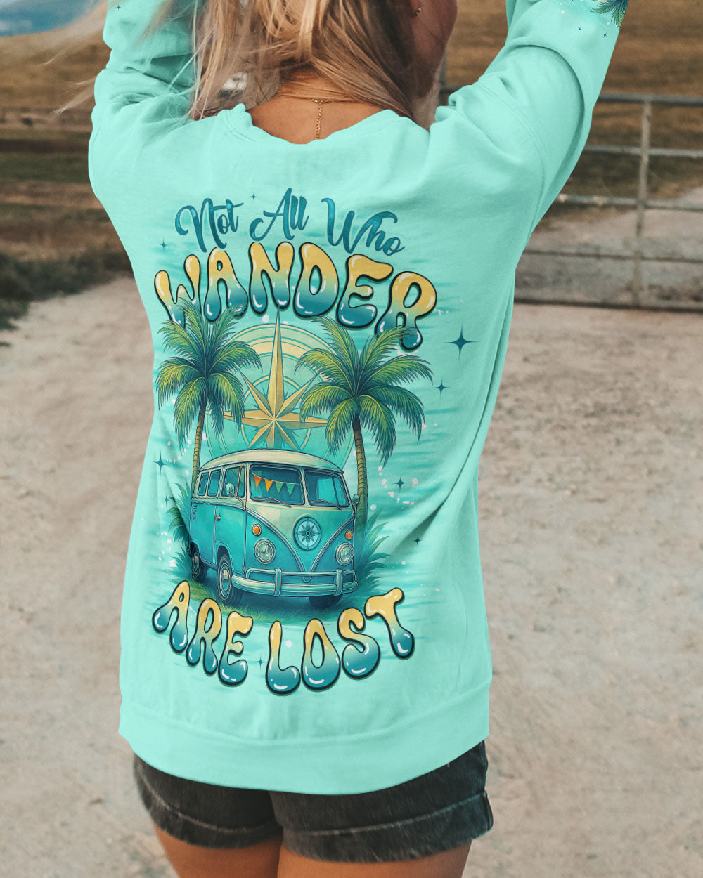 BLISSCORNERS NOT ALL WHO WANDER ARE LOST ALL OVER PRINT
