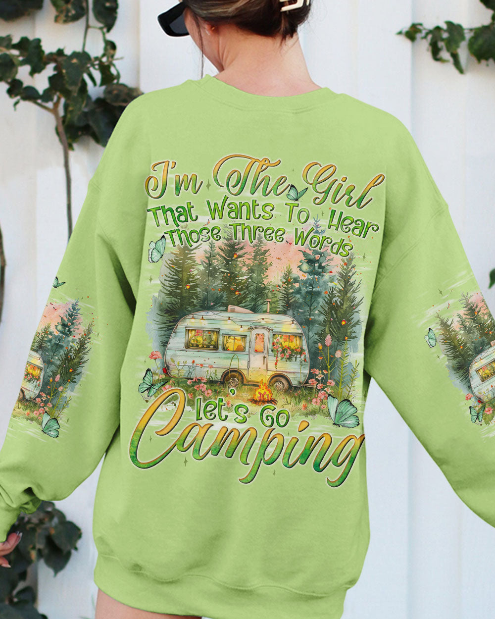 BLISSCORNERS LET'S GO CAMPING ALL OVER PRINT