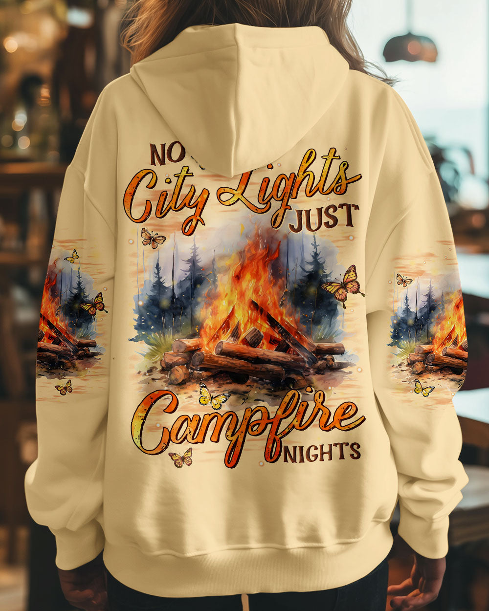 BLISSCORNERS JUST CAMPFIRE NIGHTS ALL OVER PRINT