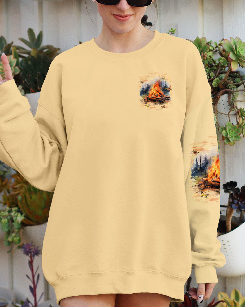 BLISSCORNERS JUST CAMPFIRE NIGHTS ALL OVER PRINT