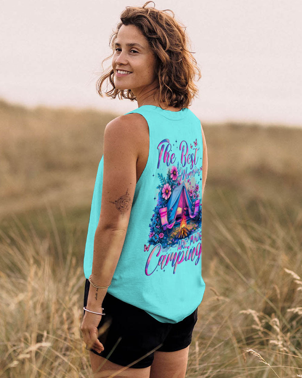 BLISSCORNERS THE BEST MEMORIES ARE MADE CAMPING ALL OVER PRINT