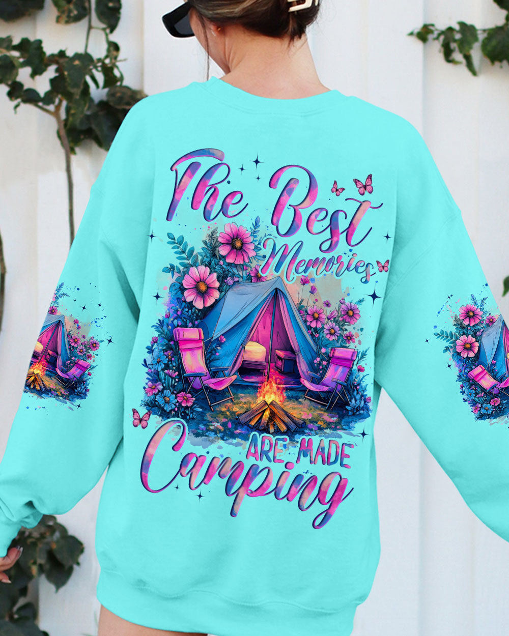 BLISSCORNERS THE BEST MEMORIES ARE MADE CAMPING ALL OVER PRINT