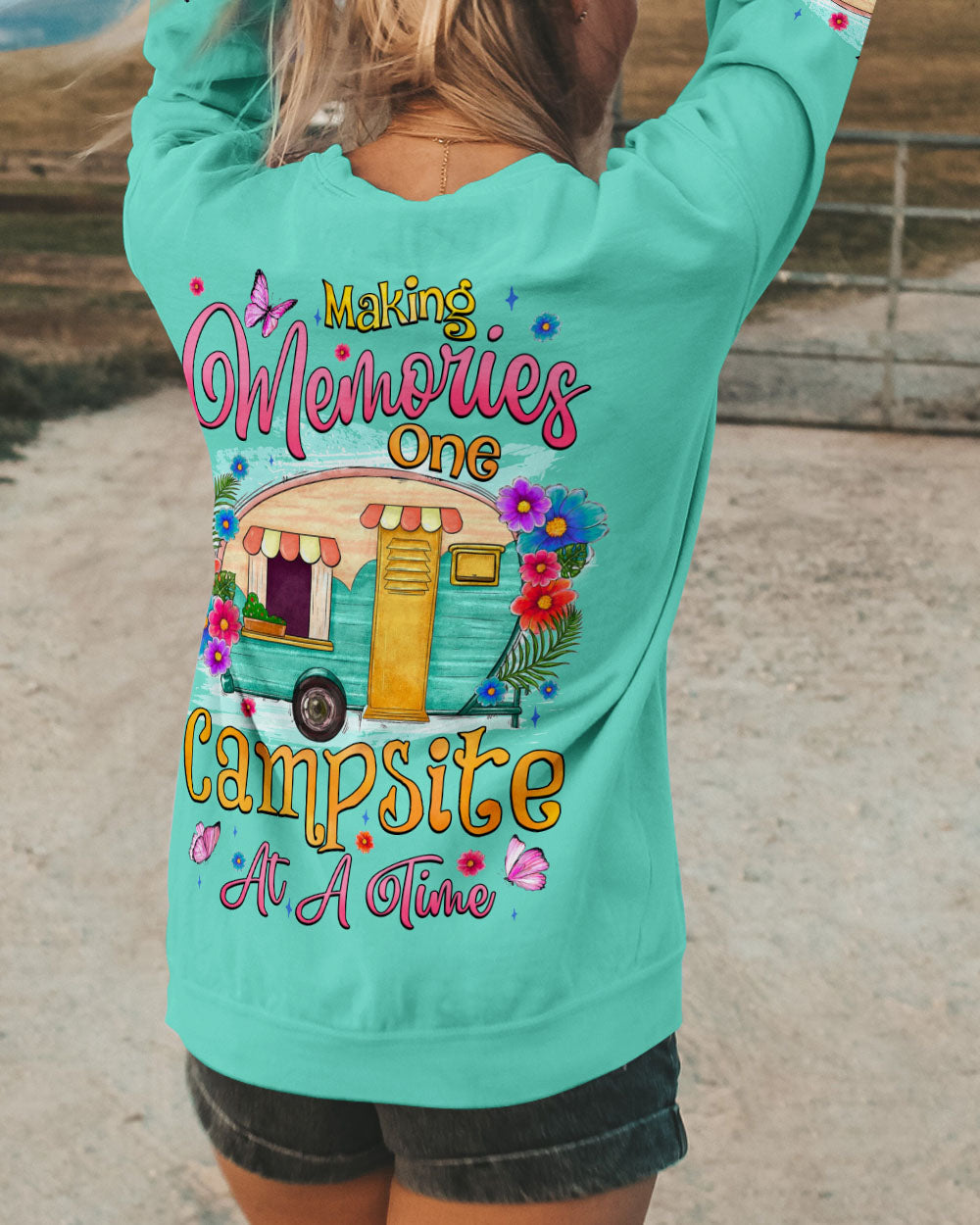 BLISSCORNERS MAKING MEMORIES ONE CAMPSITE AT A TIME ALL OVER PRINT