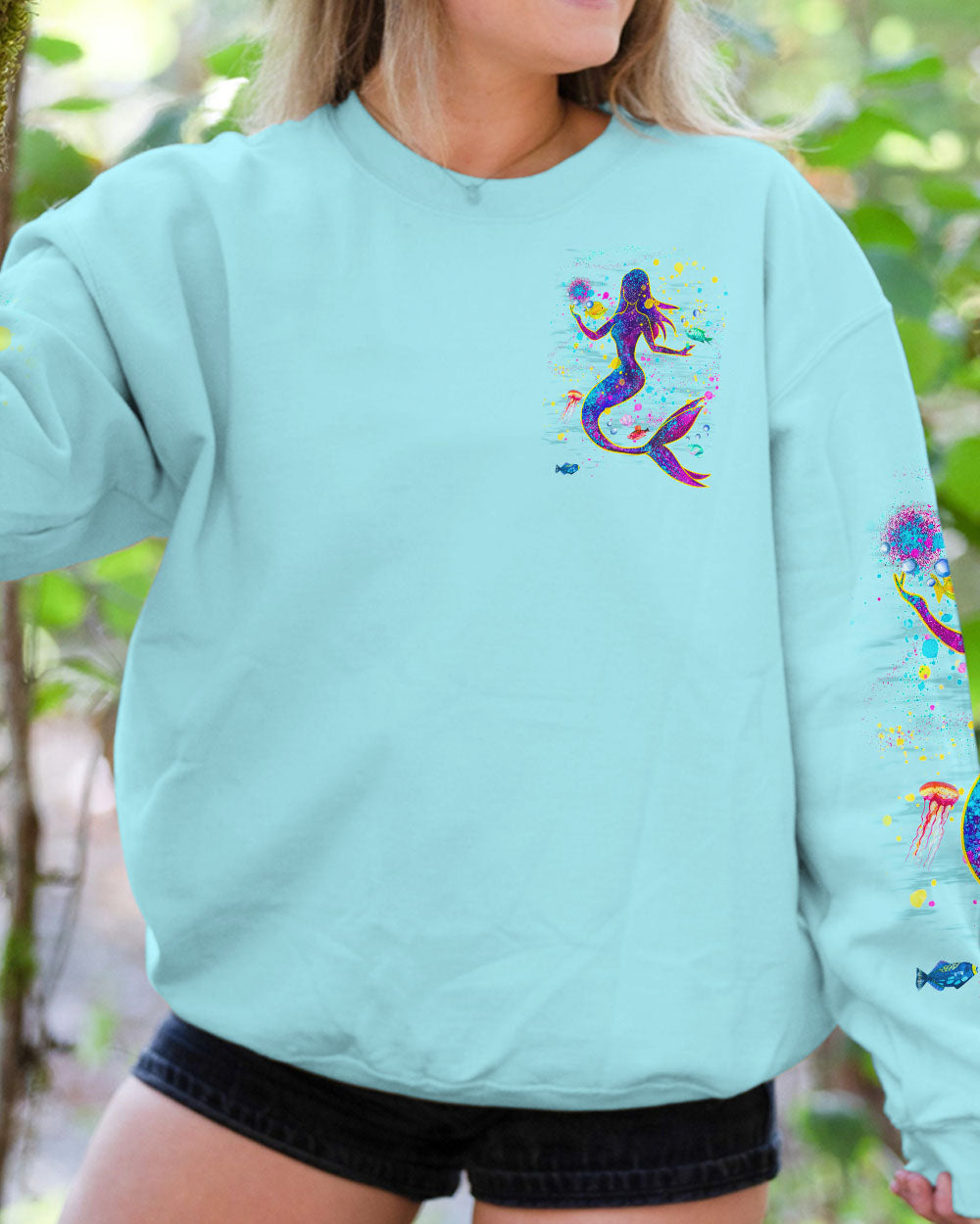 BLISSCORNERS SHE DREAMS OF THE OCEAN MERMAID ALL OVER PRINT
