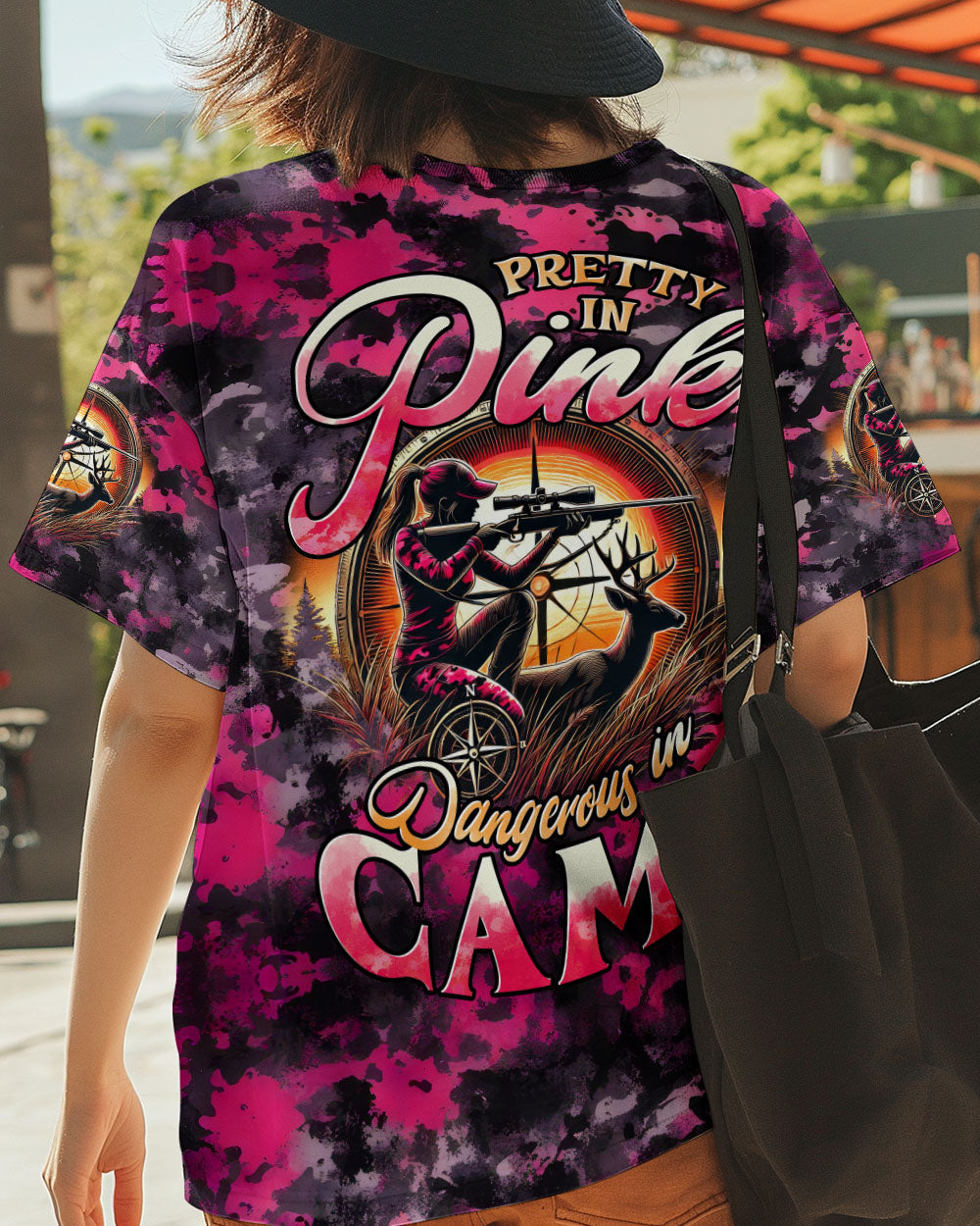 BLISSCORNERS PRETTY IN PINK HUNTING ALL OVER PRINT