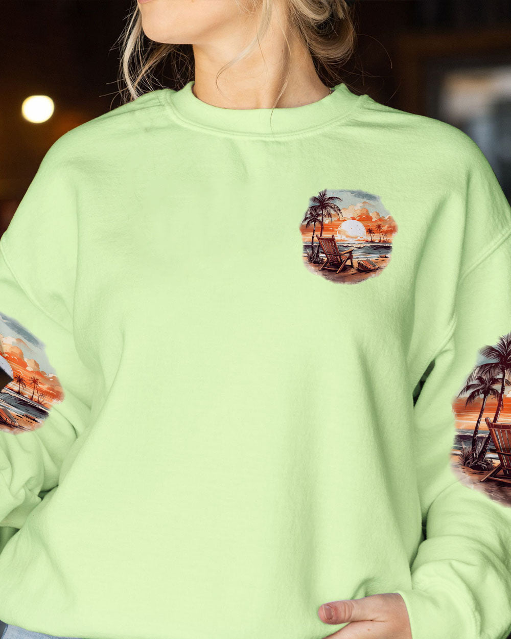 BLISSCORNERS SITTING BY THE OCEAN ALL OVER PRINT