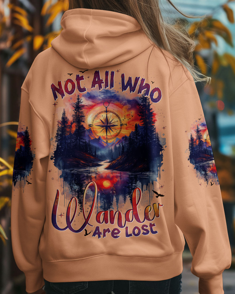 BLISSCORNERS NOT ALL WHO WANDER ARE LOST ALL OVER PRINT