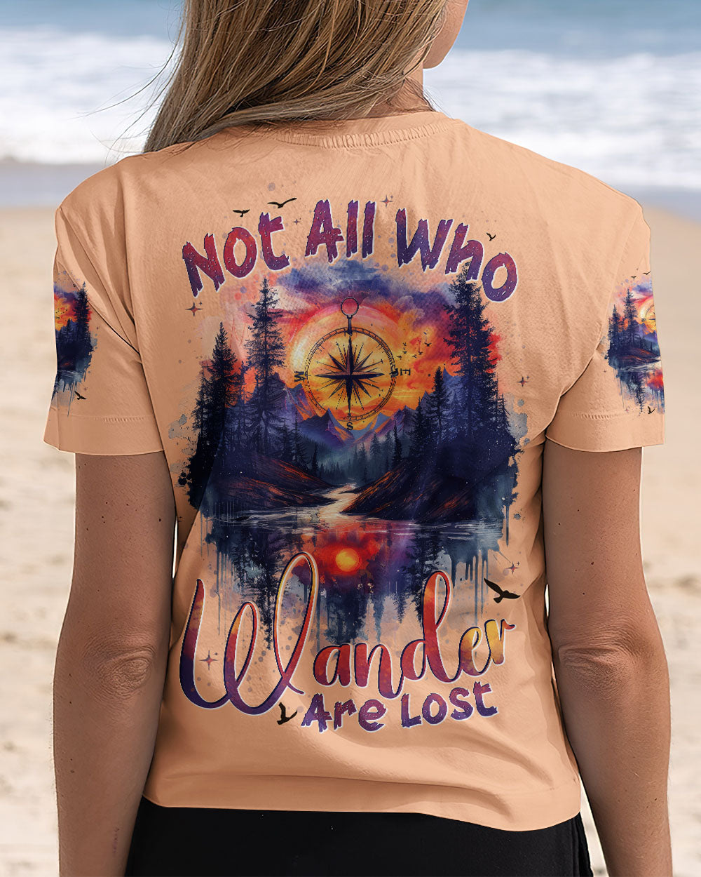 BLISSCORNERS NOT ALL WHO WANDER ARE LOST ALL OVER PRINT