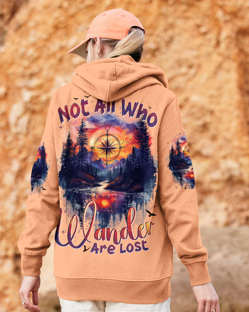 BLISSCORNERS NOT ALL WHO WANDER ARE LOST ALL OVER PRINT