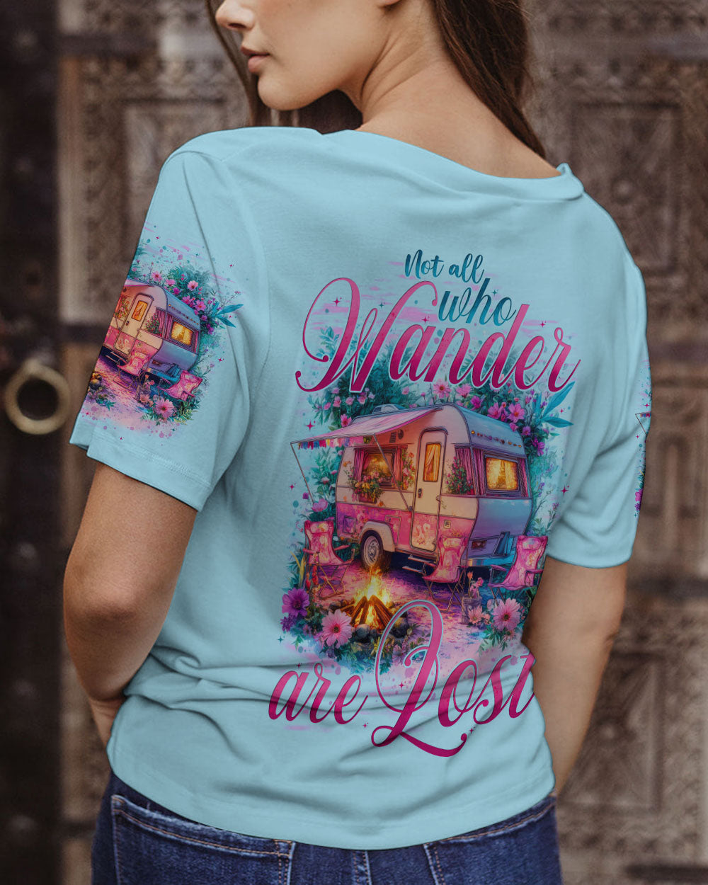 BLISSCORNERS NOT ALL WHO WANDER ARE LOST ALL OVER PRINT