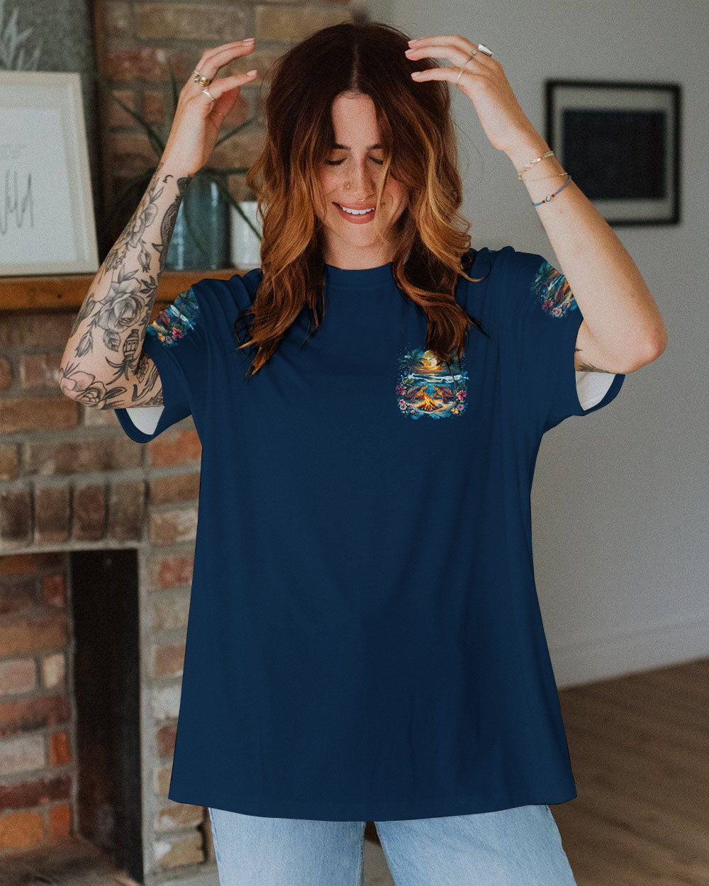 BLISSCORNERS MAKING MEMORIES ONE CAMPFIRE AT A TIME TURTLE ALL OVER PRINT