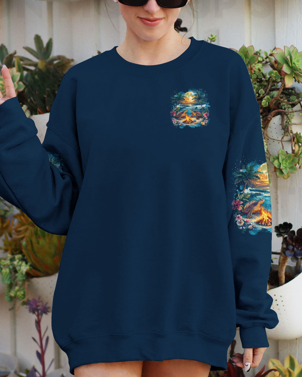 BLISSCORNERS MAKING MEMORIES ONE CAMPFIRE AT A TIME TURTLE ALL OVER PRINT