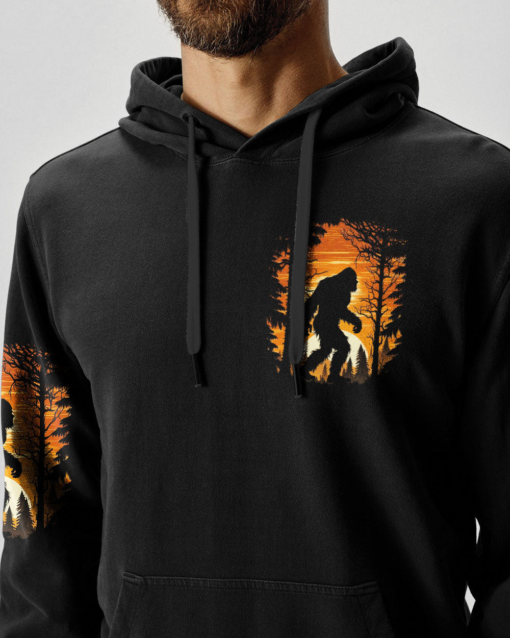 BLISSCORNERS FIND ME WHERE THE WILD THINGS ARE BIGFOOT  ALL OVER PRINT